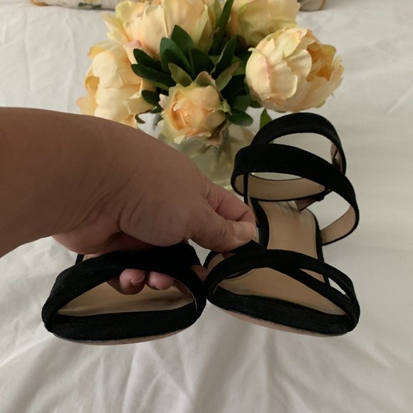 Antonio Melani Judena Women´s Black Ankle Strap Heels, Size 9 - Picture 6 of 16